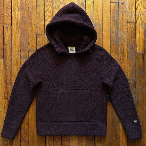 Todd Snyder Other - Todd Snyder x Champion Deep Pile Sherpa Fleece Pullover Hooded Sweatshirt Men S